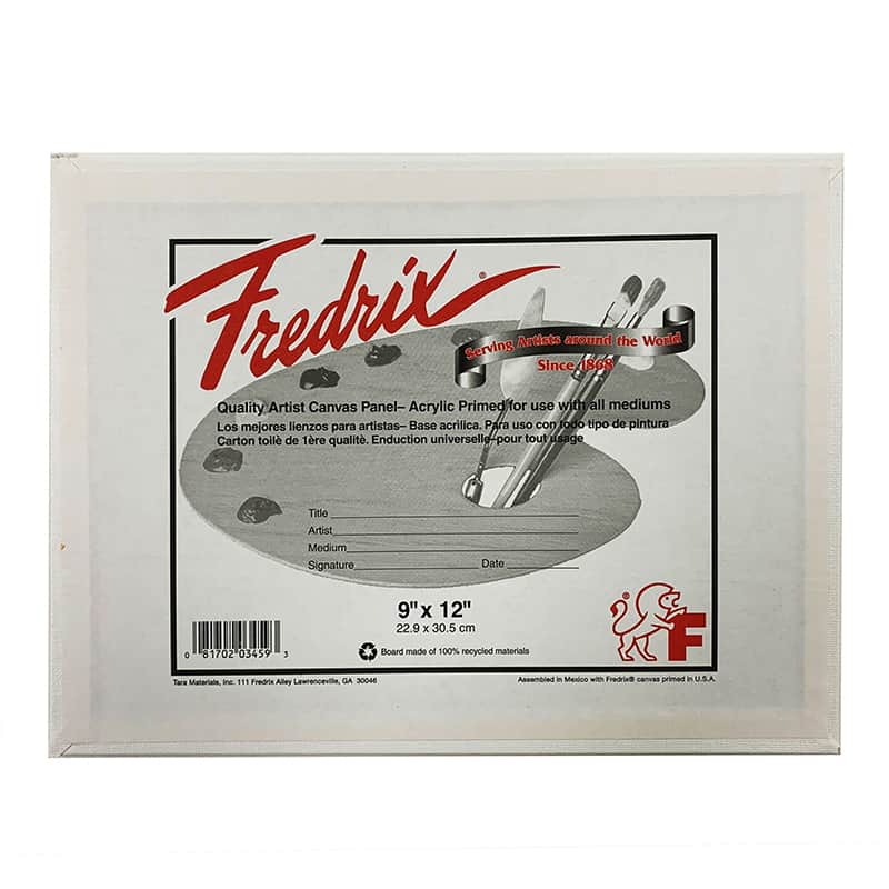 Fredrix Artist Series Gallerywrap Stretched Canvas 9x12